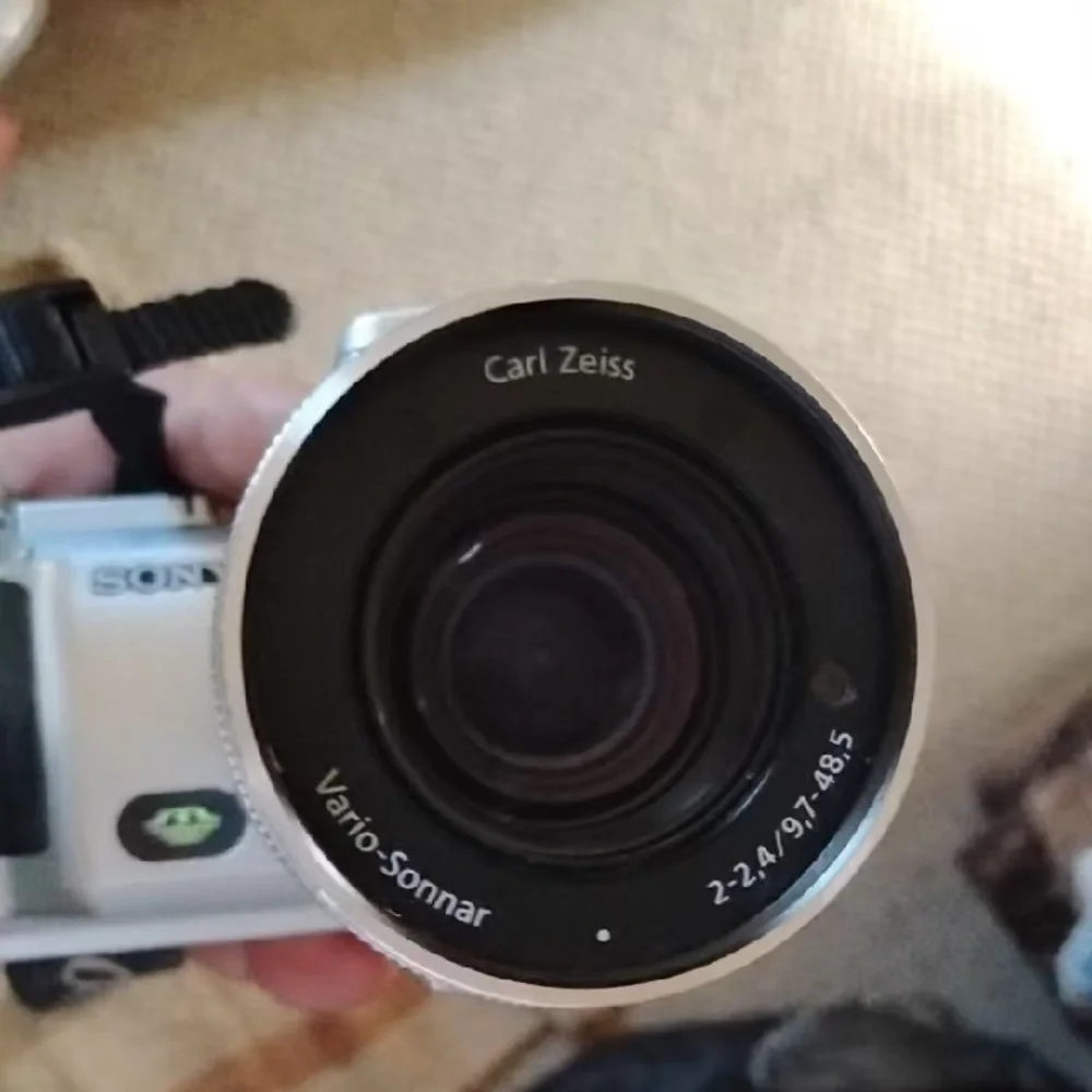 Sony Silver and Black Handycam Camcorder with LCD Viewfinder